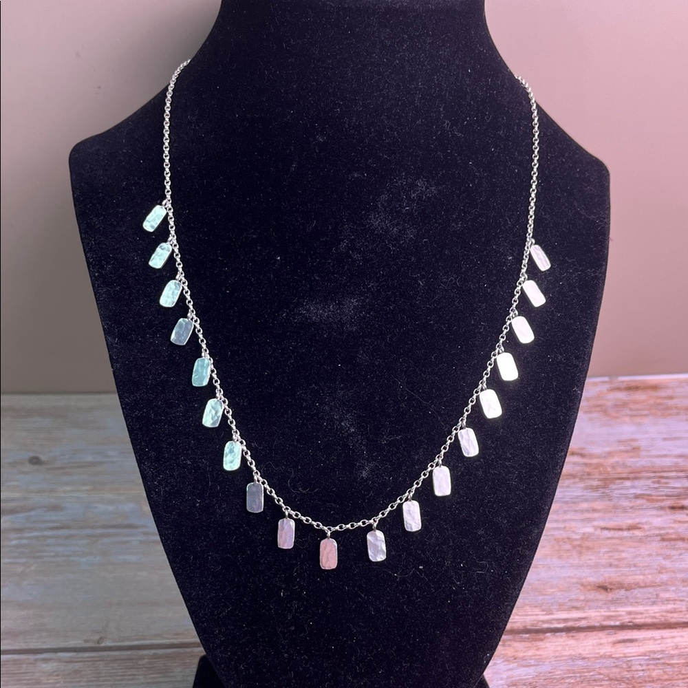 Silpada Shimmer Necklace 925 Sterling Silver, Adjustable sliding clasp